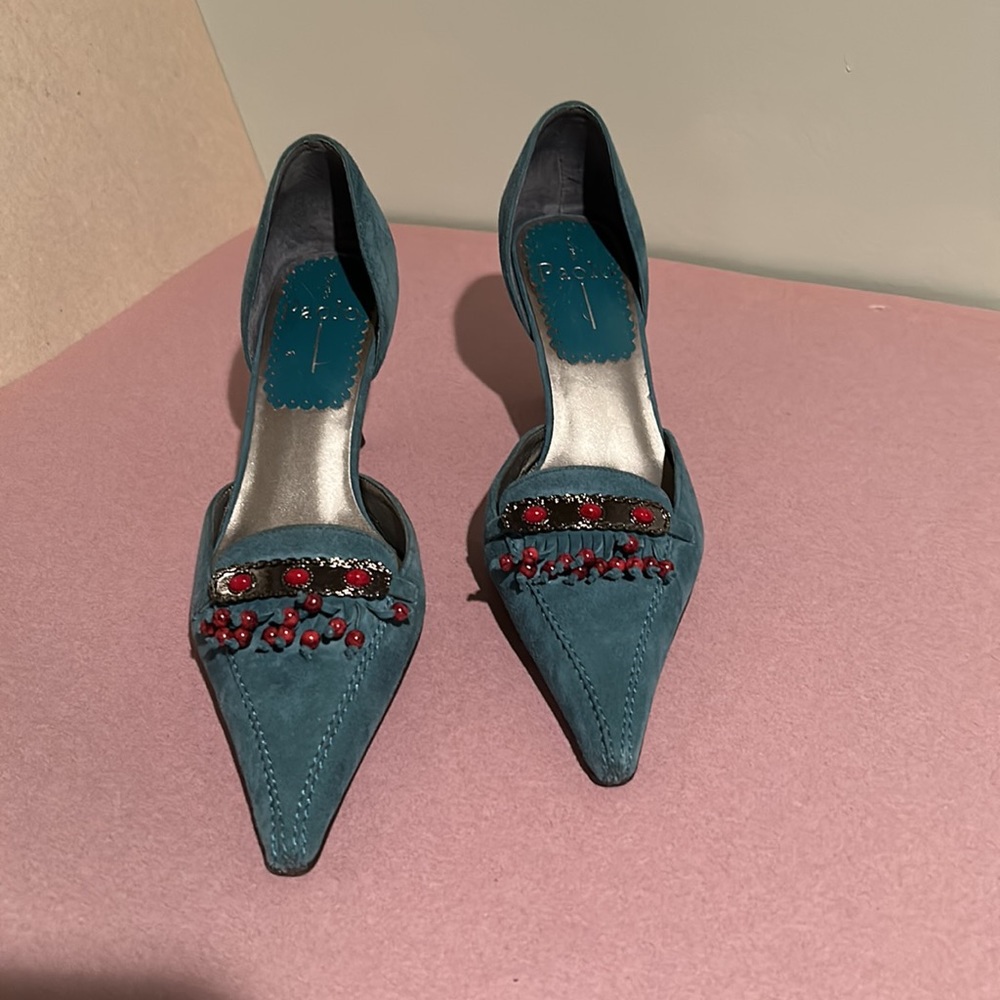 Elegante teal dress shoes - Picture 2 of 2